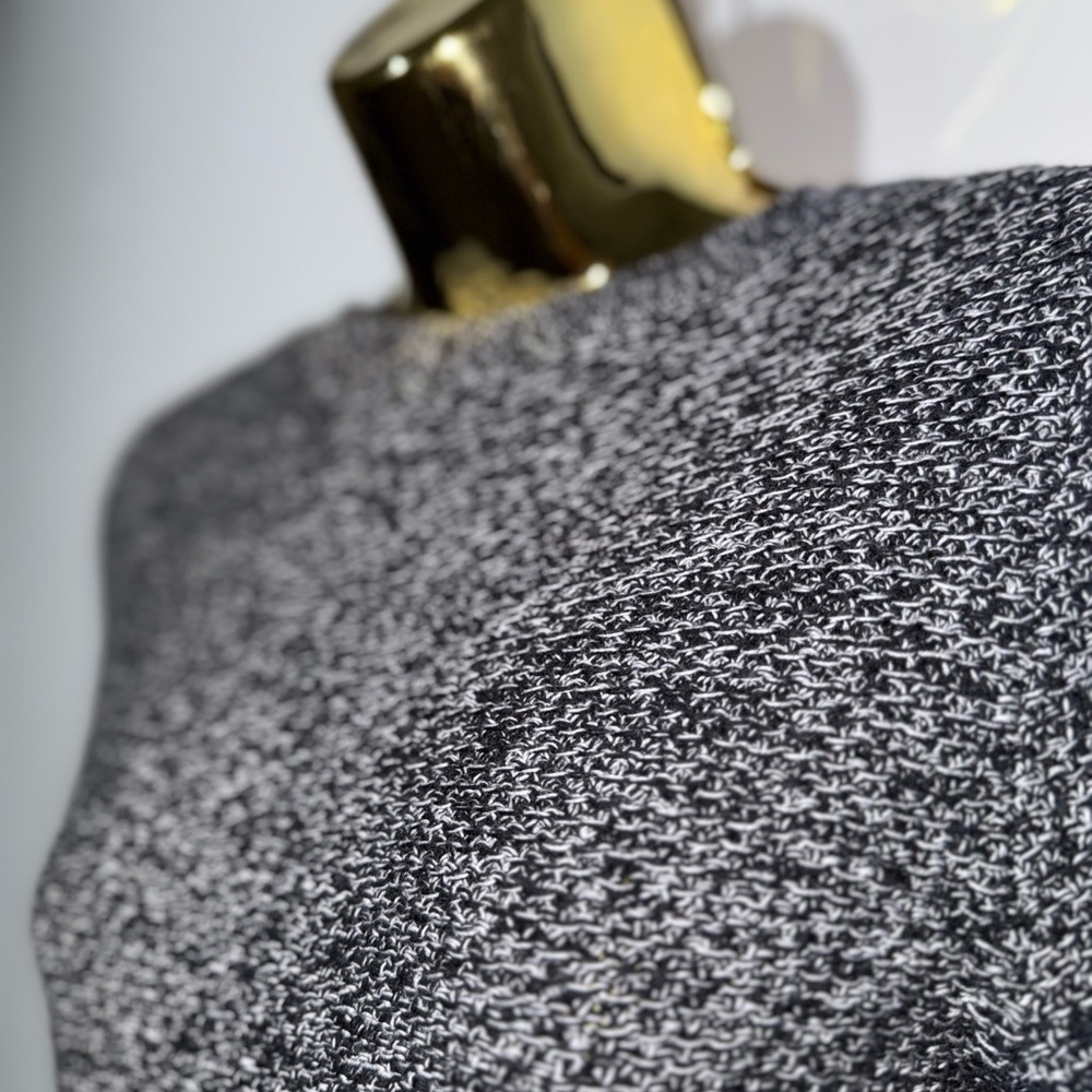Black and White Knit Sweater